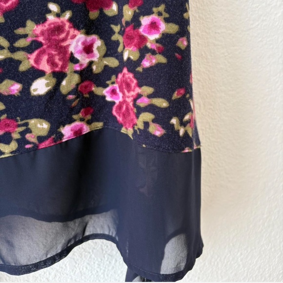 Floral Feminine Camisole/ Tank w Lace Mason & Mackenzie Size XS Y2K fairy - Picture 4 of 6